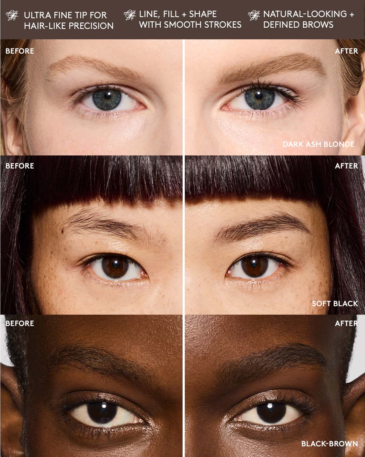 Brow MVP Ultra Fine Brow Pencil & Styler — Medium Brown - Image 5