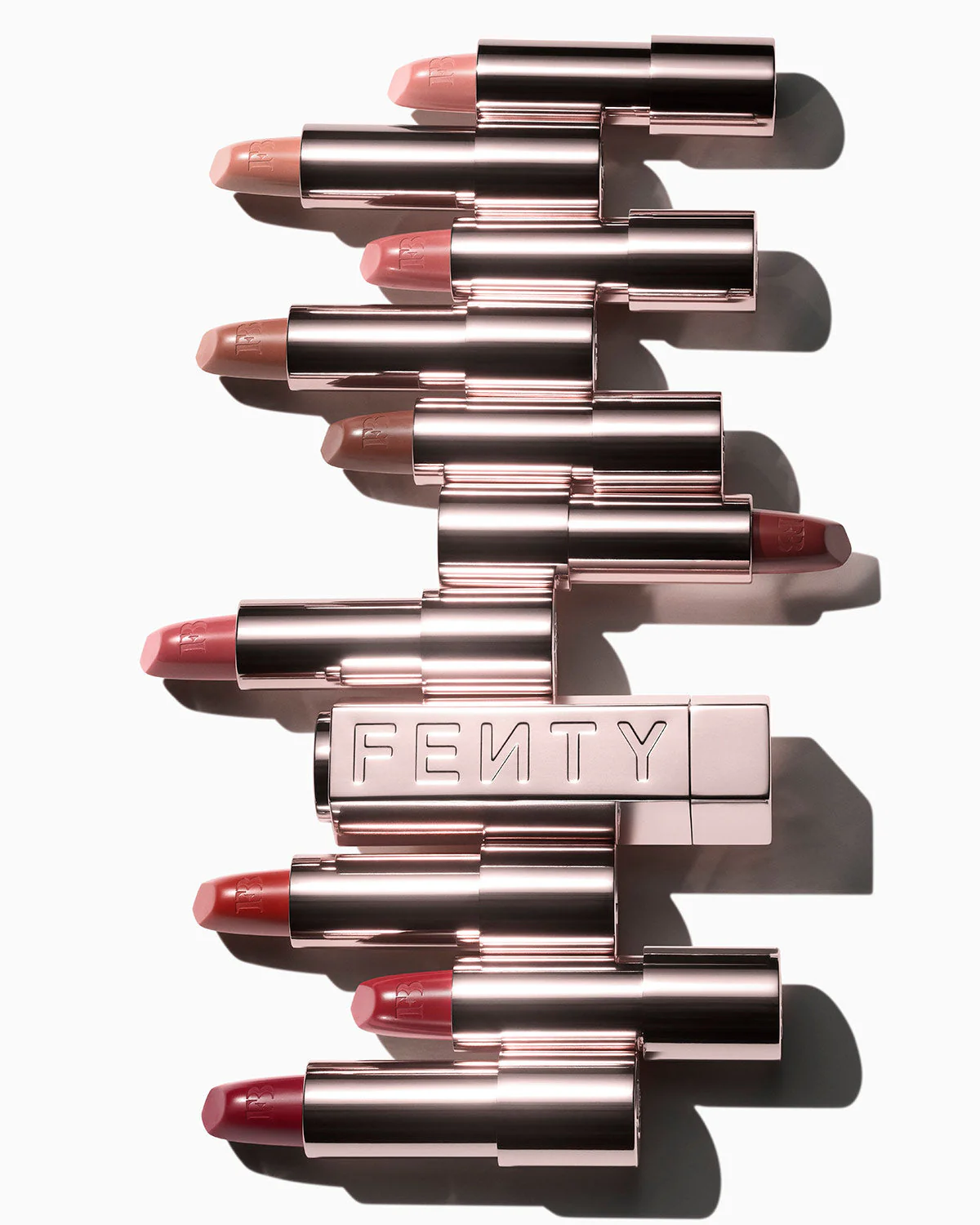 Fenty Icon The Case Semi-Matte Refillable Lipstick — Matte Black - Image 6