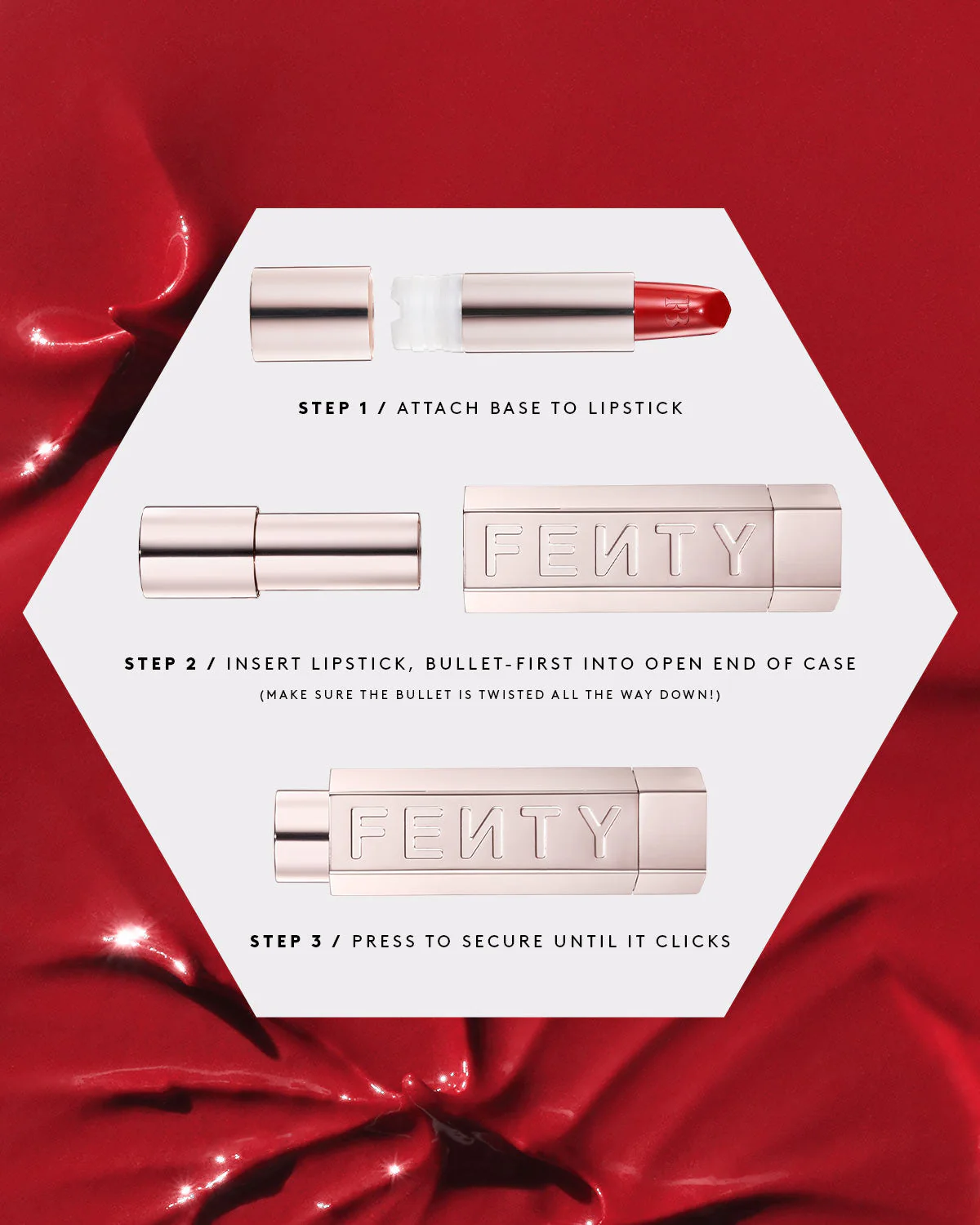Fenty Icon The Fill Semi-Matte Refillable Lipstick — Board Memb'r - Image 4