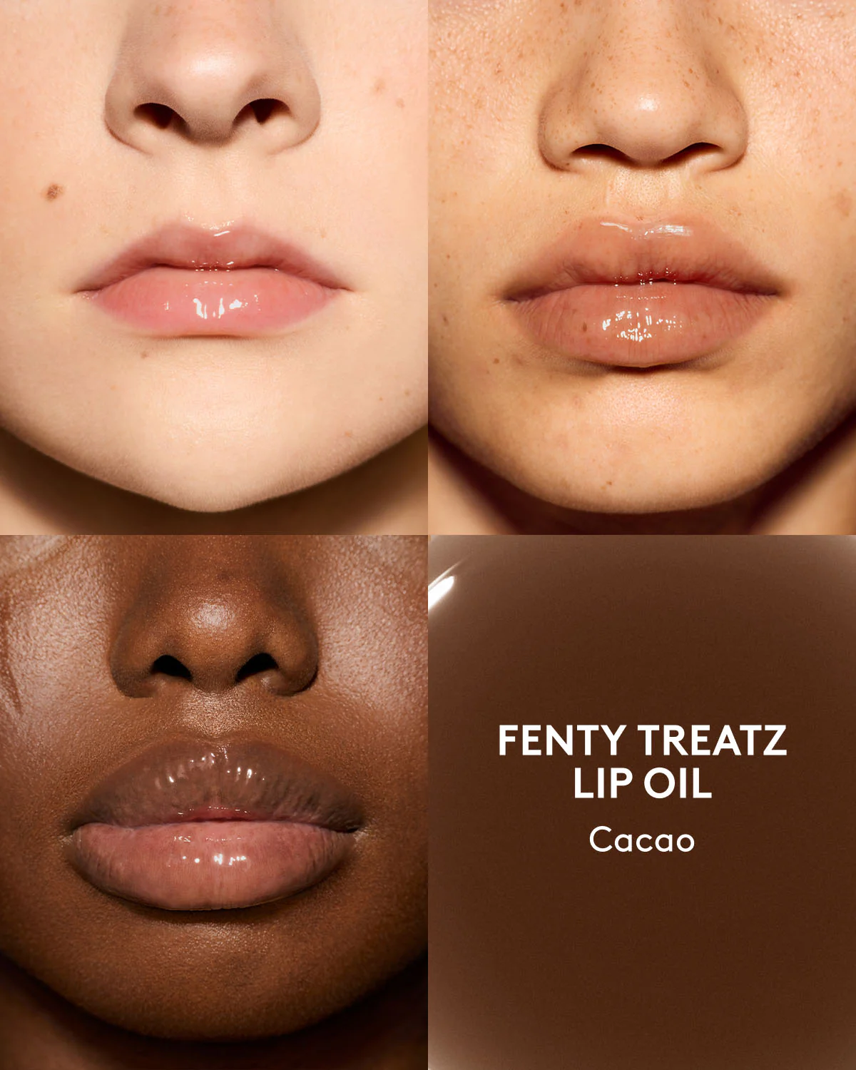 Fenty Treatz Hydrating + Strengthening Lip Oil — Cacao - Image 3