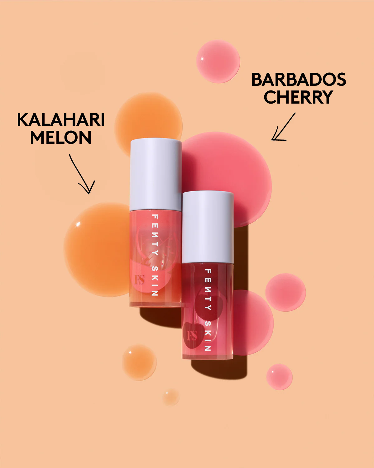 Fenty Treatz Hydrating + Strengthening Lip Oil — Kalahari Melon - Image 4