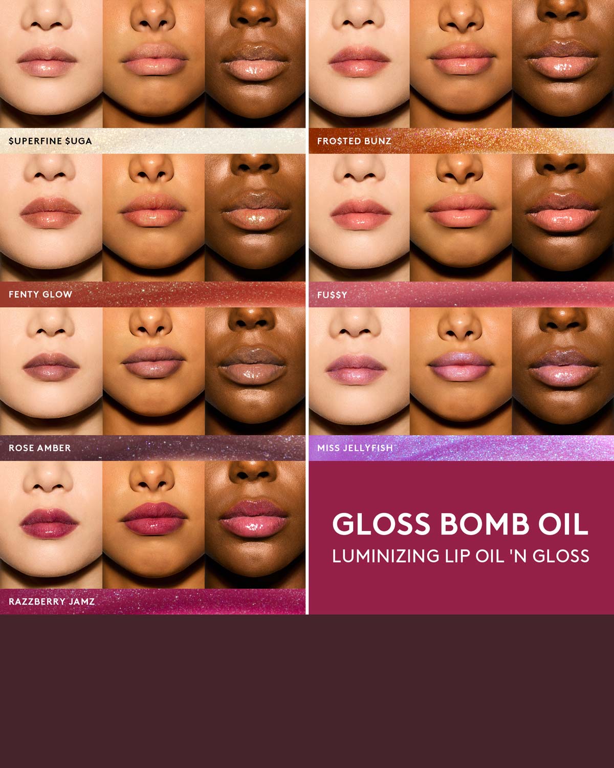 Gloss Bomb Oil Luminizing Lip Oil N' Gloss—Fu$$y - Image 3