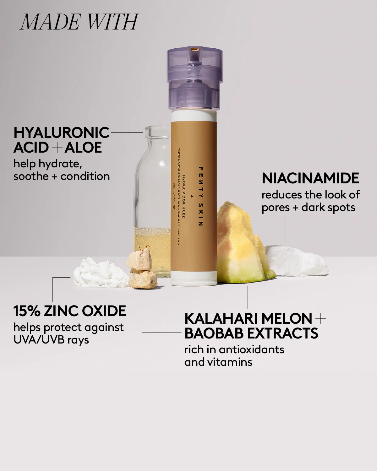 Hydra Vizor Huez SPF 30 Refillable Tinted Moisturizer Set - Image 4