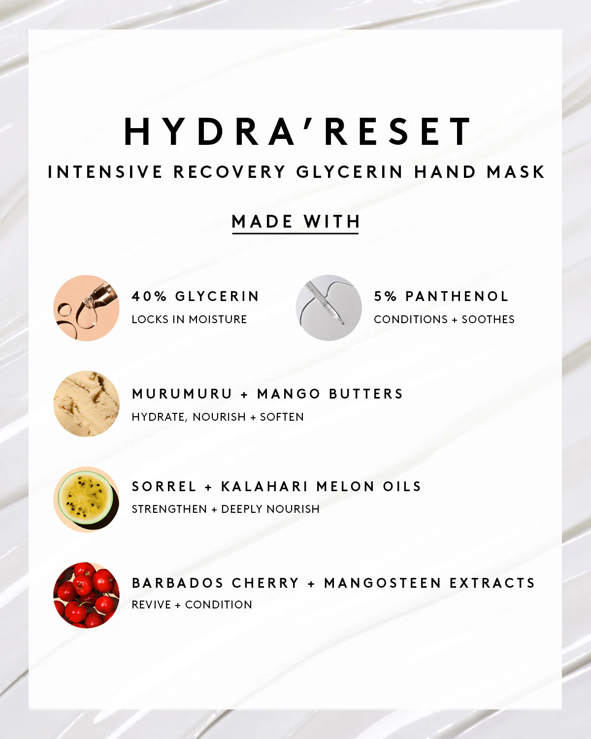 Hydra’Reset Mini Intensive Recovery Glycerin Hand Mask - Image 3
