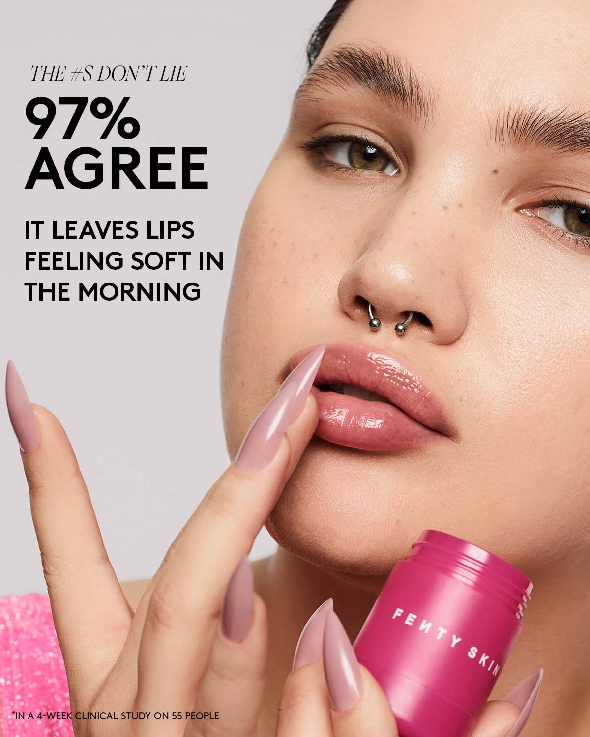Plush Puddin' Intensive Recovery Lip Mask — Kalahari Melon - Image 4