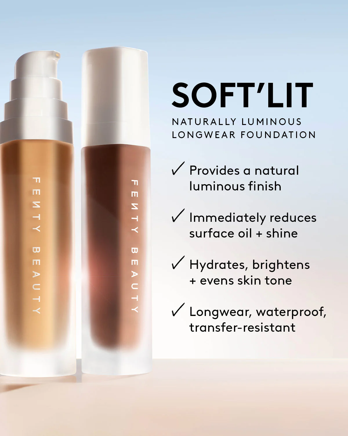 Soft'lit Naturally Luminous Longwear Foundation — 125 - Image 5