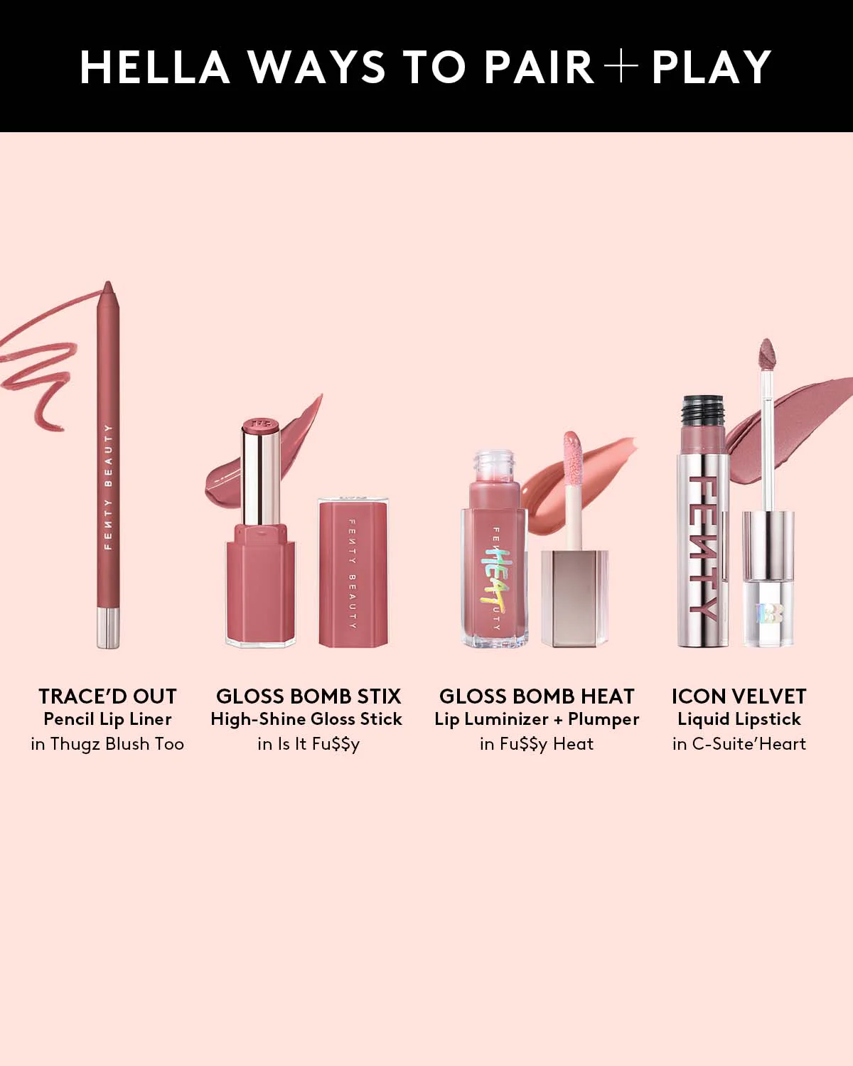 Trace'd Out Longwear Waterproof Pencil Lip Liner—Thugz Blush Too - Image 5